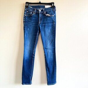 Rag & Bone W1502K520 Kensington Skinny Jeans Womens‎ Size 27 Medium Wash Denim
